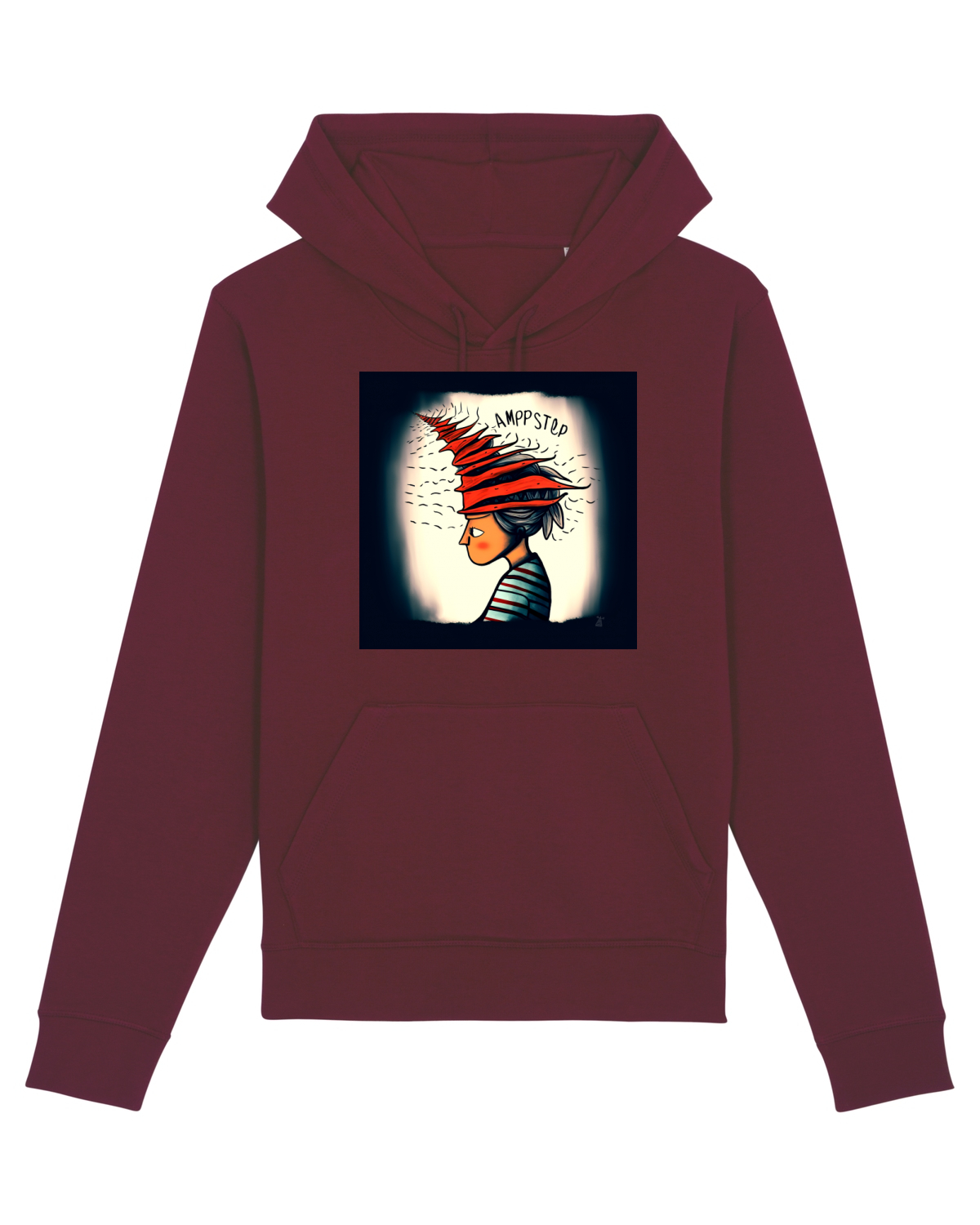 Hanorac Unisex Drummer Burgundy