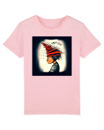 Sunt cu capul în nori și mă gândesc la tine. Tricou mânecă scurtă  Copii Mini Creator