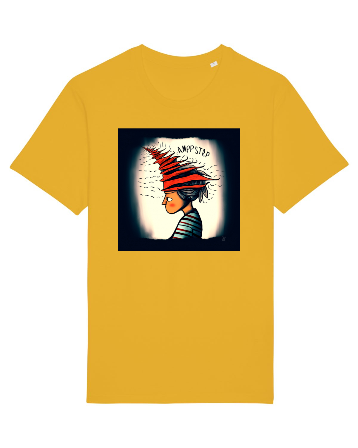 Tricou mânecă scurtă Unisex Rocker Spectra Yellow