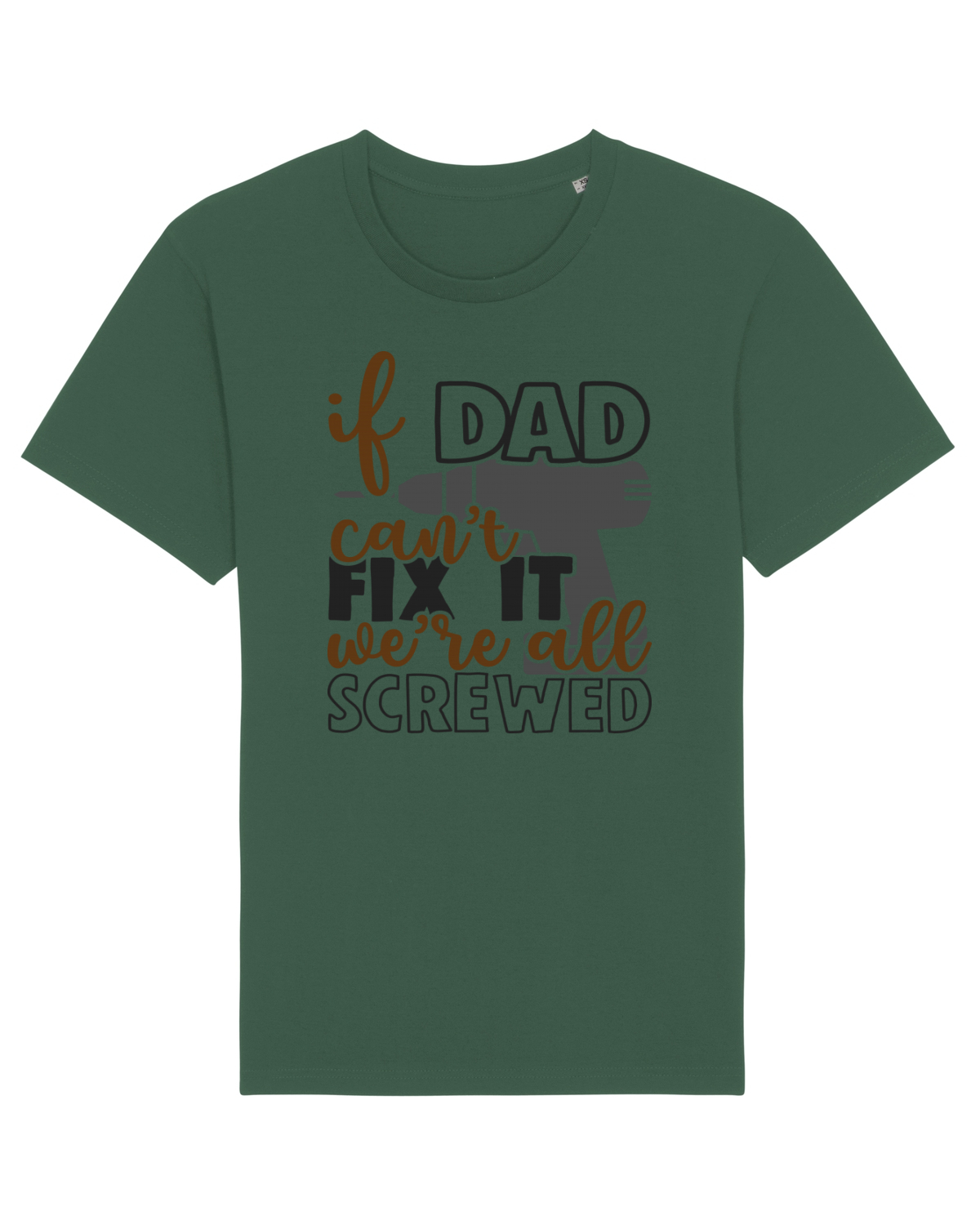Tricou mânecă scurtă Unisex Rocker Bottle Green