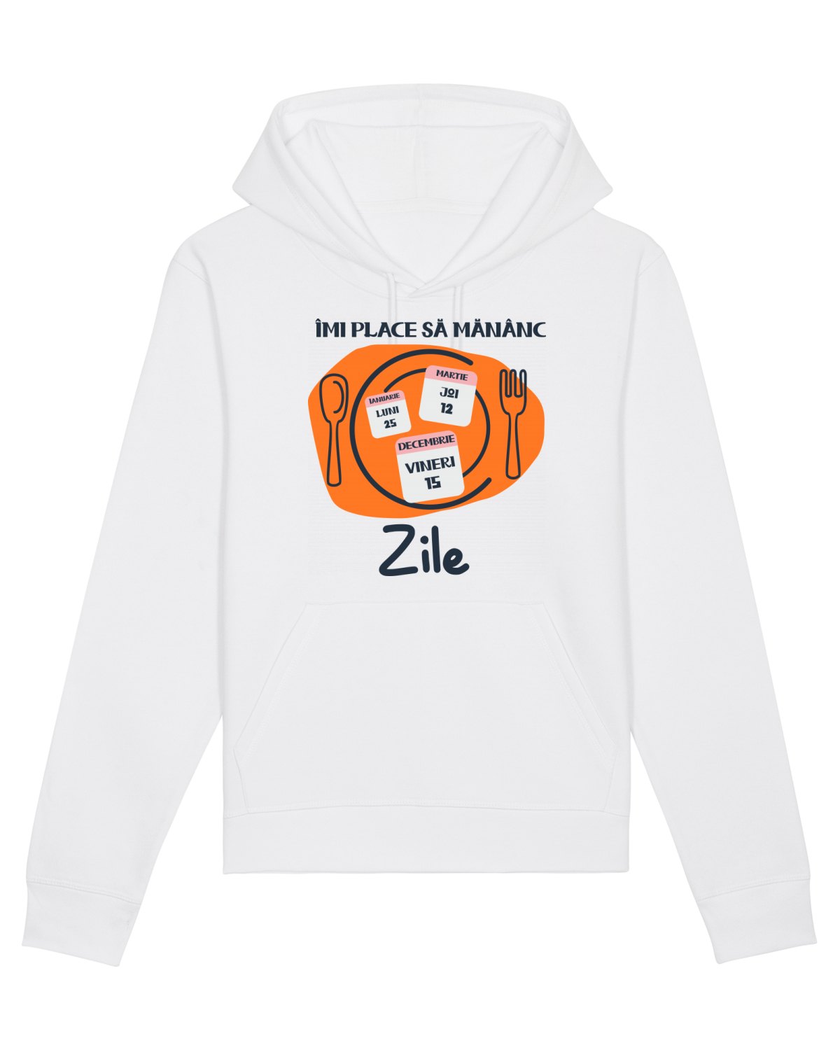 Hanorac Unisex Drummer White