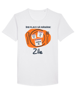 Îmi place să mănânc zile Tricou mânecă scurtă guler larg Bărbat Skater