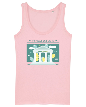Îmi place să stau în banca mea - v2 Cotton Pink