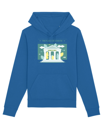 Îmi place să stau în banca mea - v2 Royal Blue