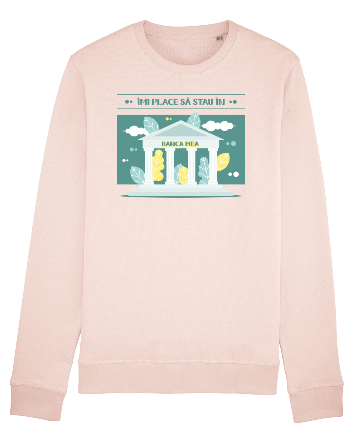 Bluză mânecă lungă Unisex Rise Candy Pink