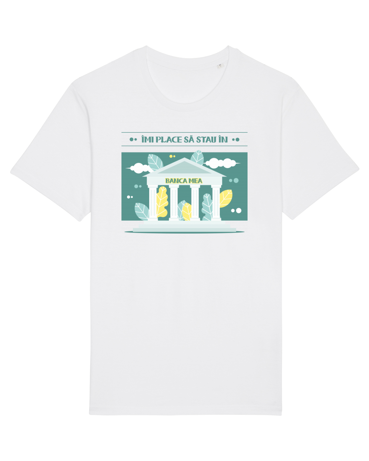 Tricou mânecă scurtă Unisex Rocker White