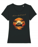 ADVENTURE ON BOARD - V2 Tricou mânecă scurtă guler larg fitted Damă Expresser