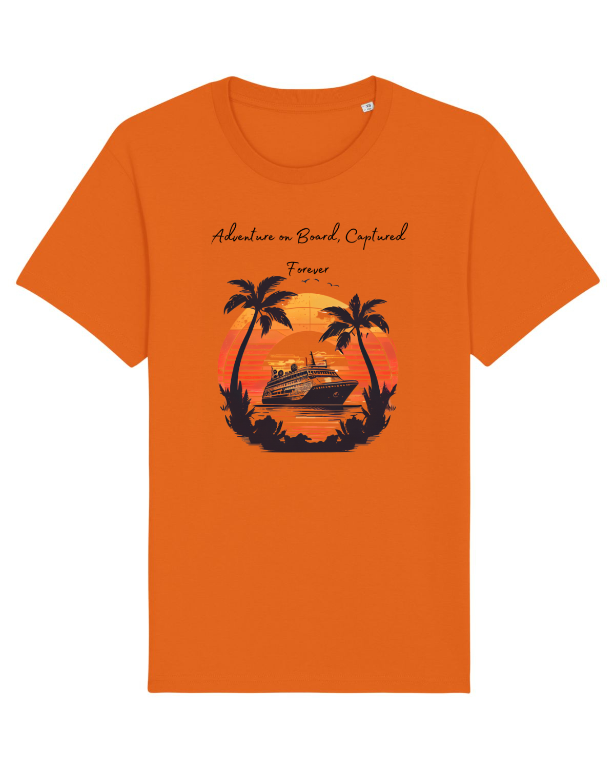 Tricou mânecă scurtă Unisex Rocker Bright Orange