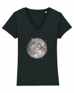 Aim for the moon Tricou mânecă scurtă guler V Damă Evoker