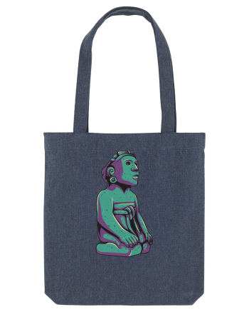 Aztec Statue Midnight Blue