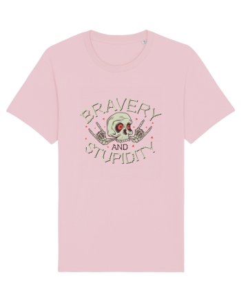 Bravery And Stupidity Cotton Pink