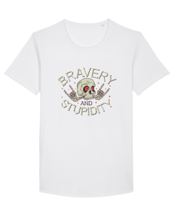 Bravery And Stupidity White