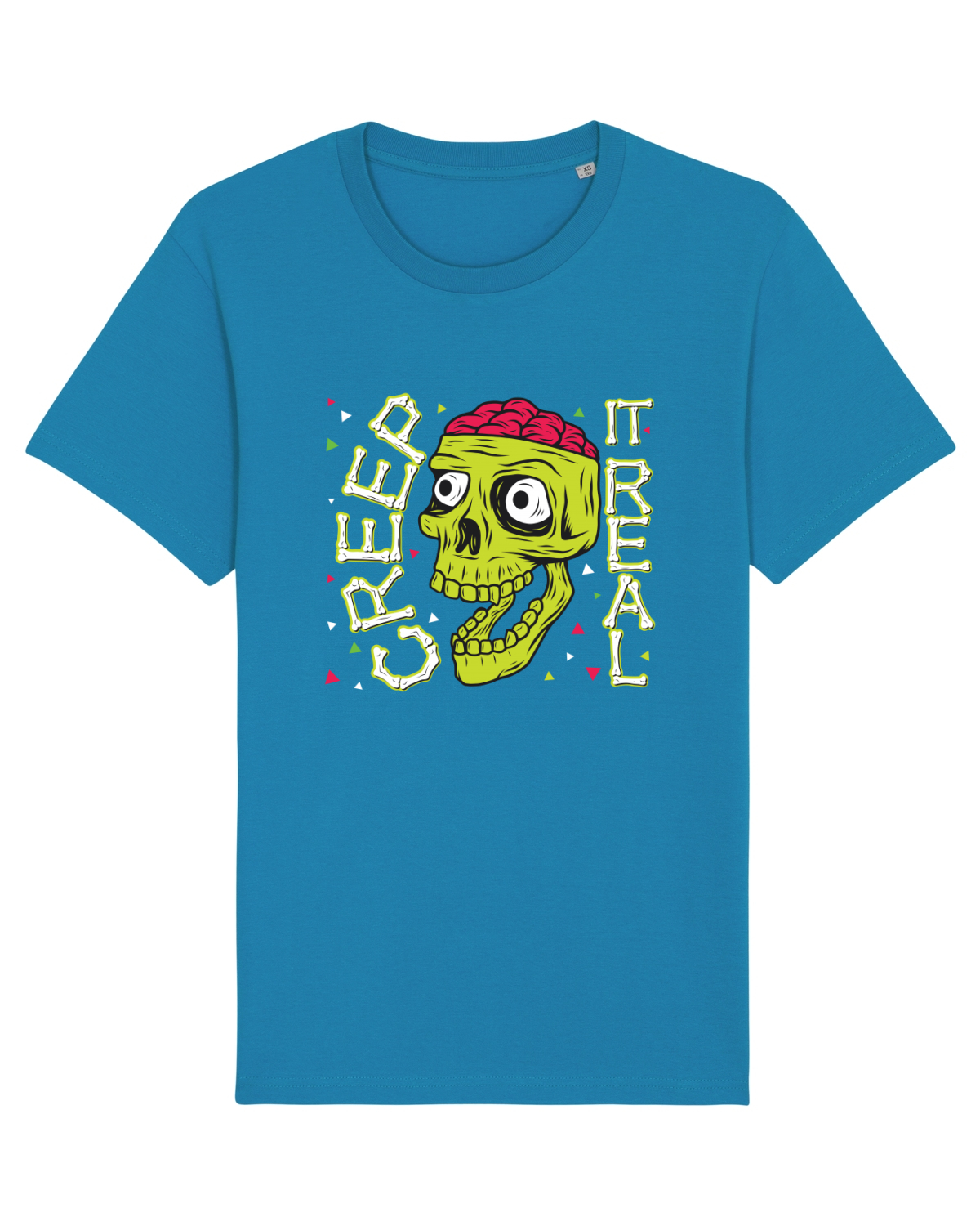 Tricou mânecă scurtă Unisex Rocker Azur