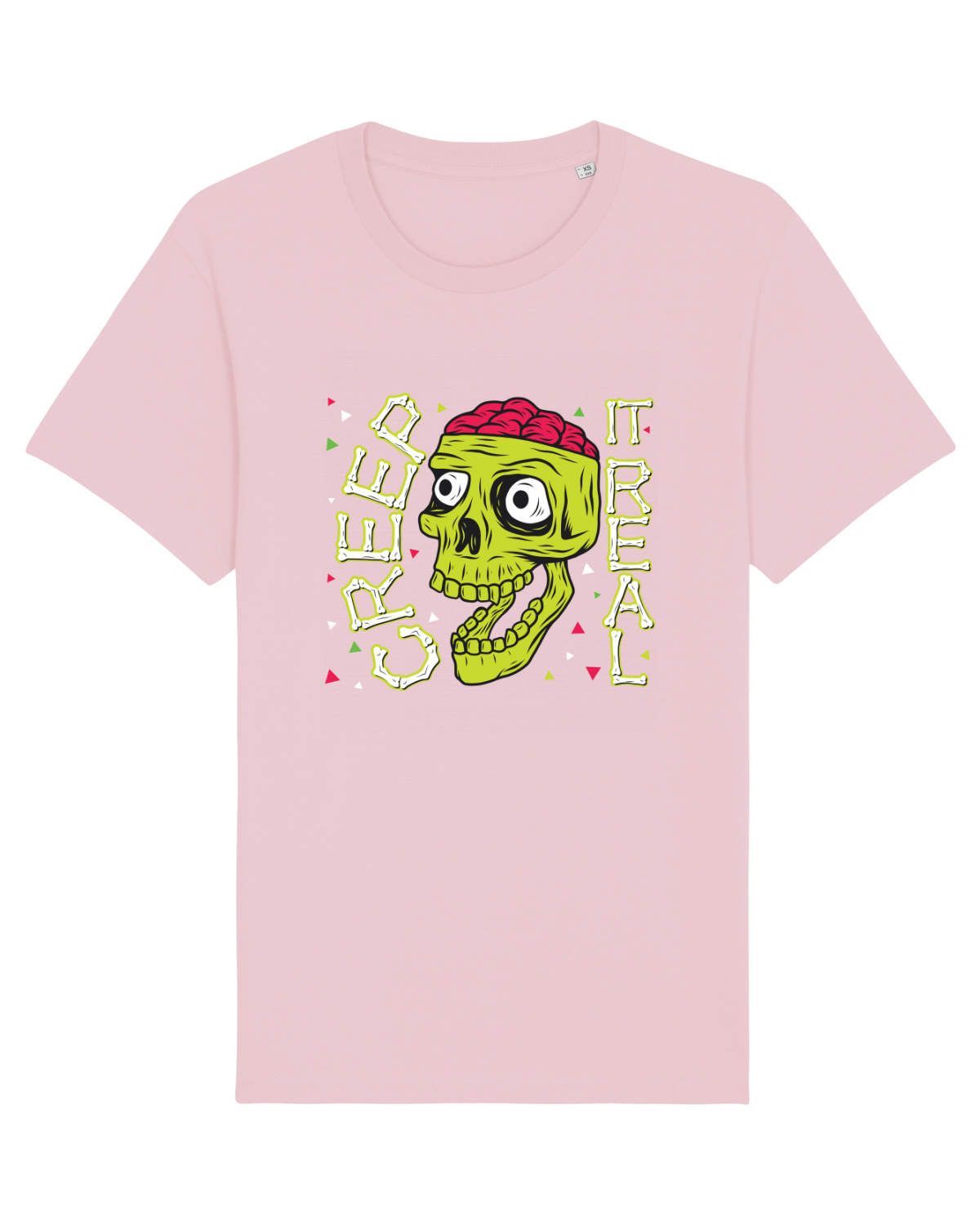 Tricou mânecă scurtă Unisex Rocker Cotton Pink