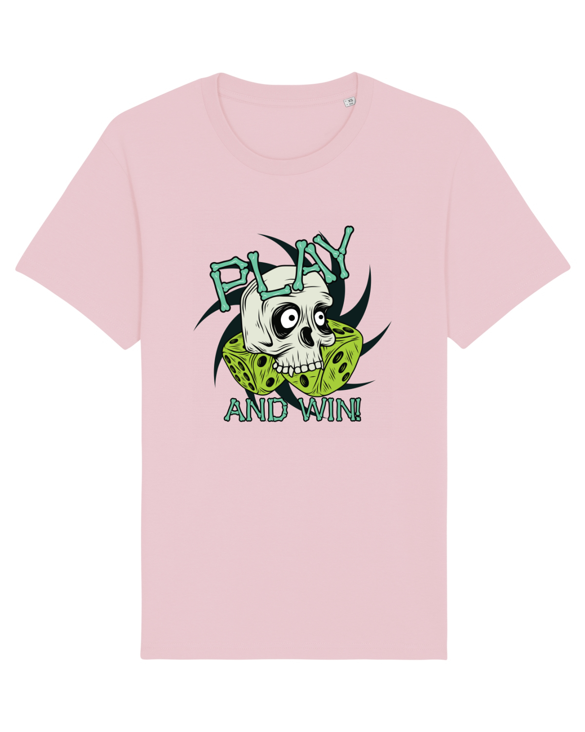 Tricou mânecă scurtă Unisex Rocker Cotton Pink