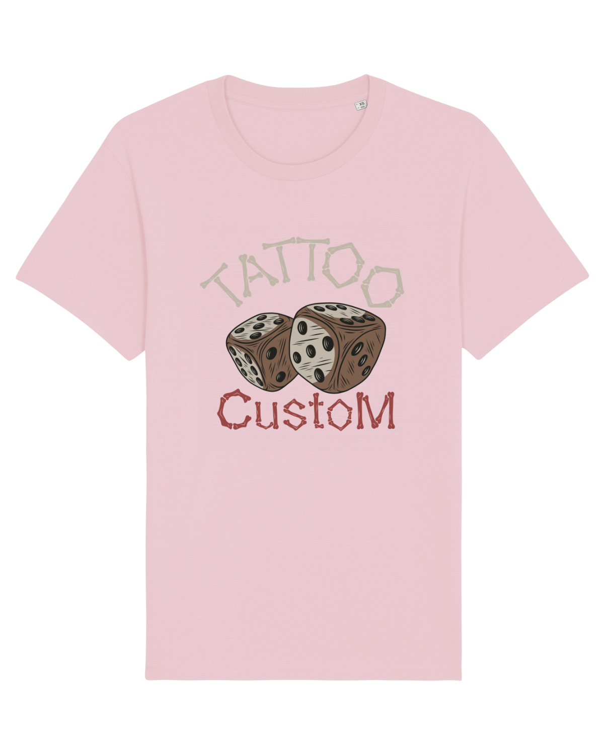 Tricou mânecă scurtă Unisex Rocker Cotton Pink