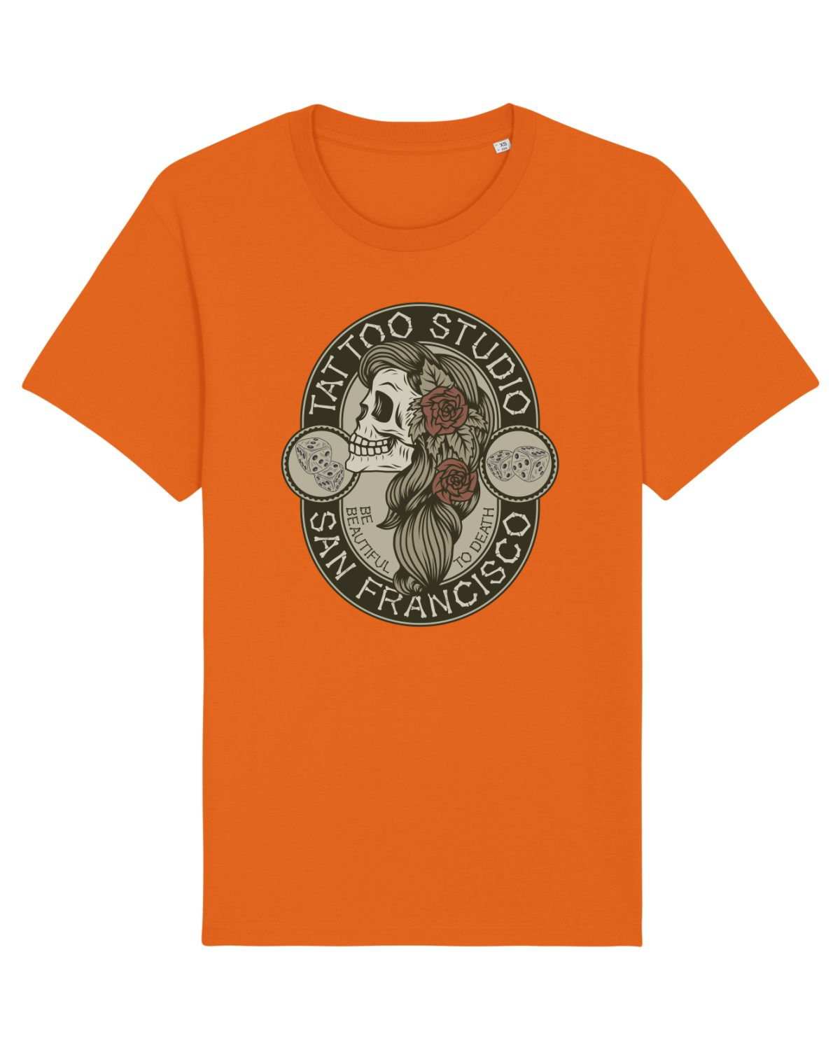 Tricou mânecă scurtă Unisex Rocker Bright Orange