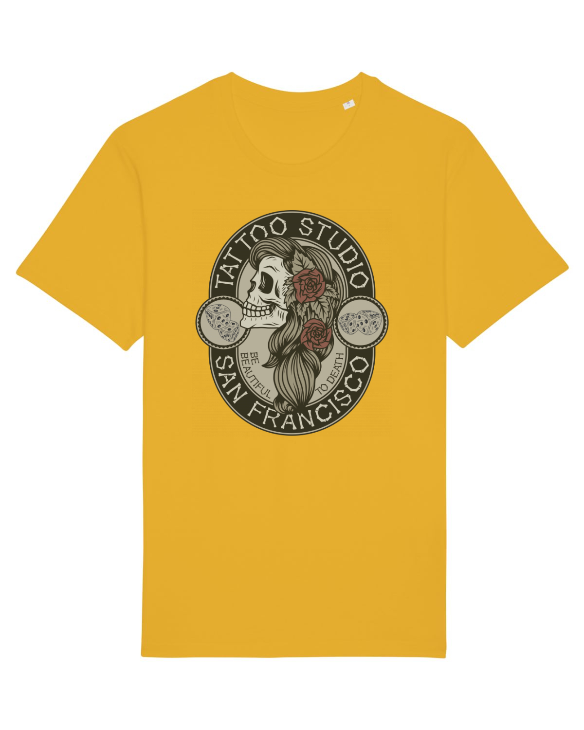 Tricou mânecă scurtă Unisex Rocker Spectra Yellow