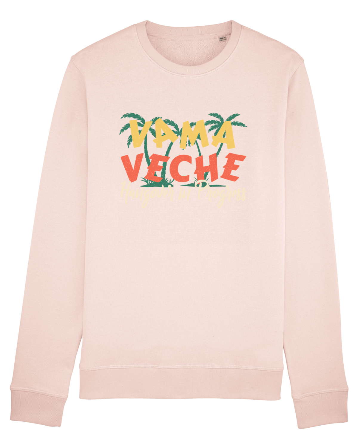 Bluză mânecă lungă Unisex Rise Candy Pink