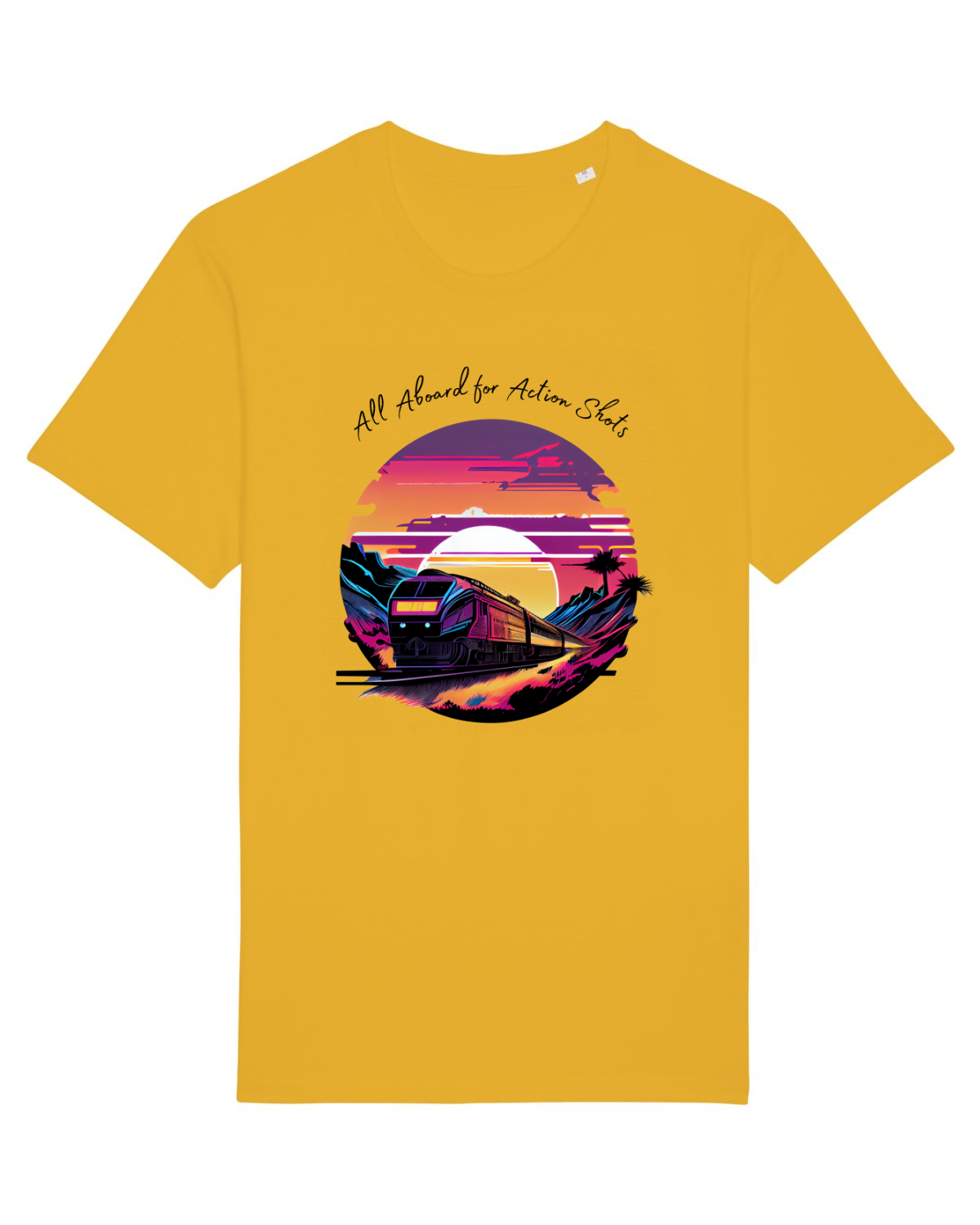 Tricou mânecă scurtă Unisex Rocker Spectra Yellow