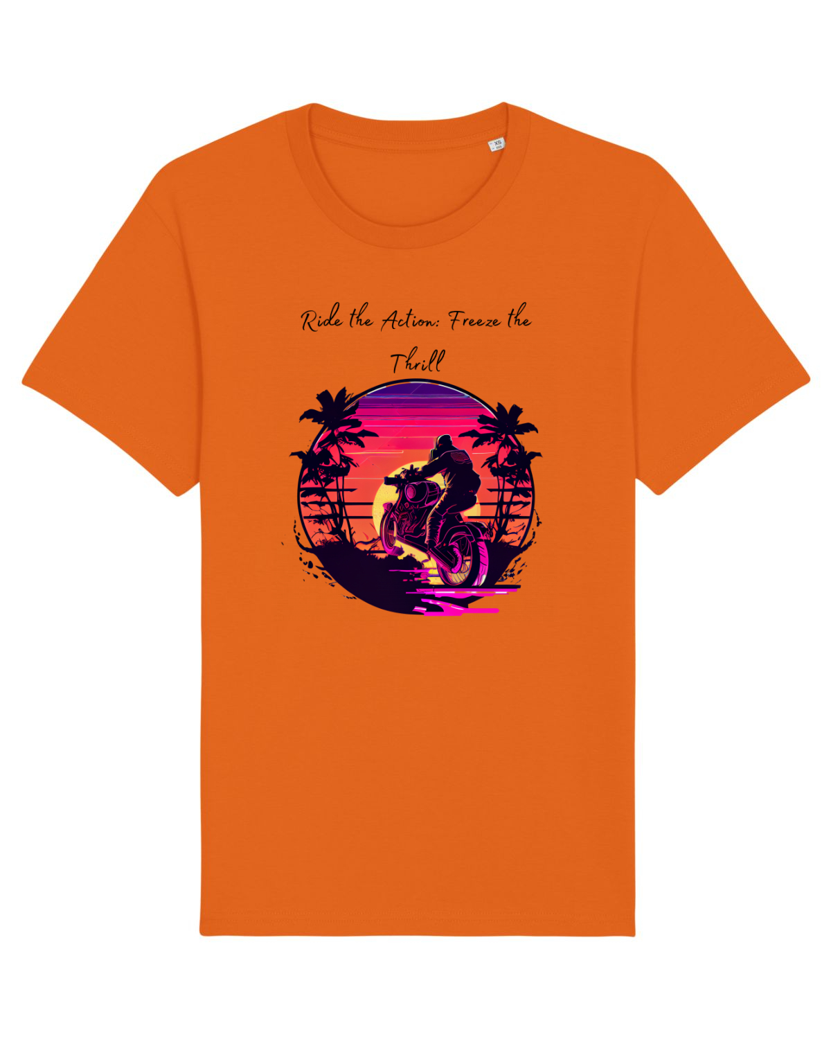 Tricou mânecă scurtă Unisex Rocker Bright Orange
