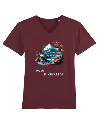 PIXELATED - V1 Burgundy