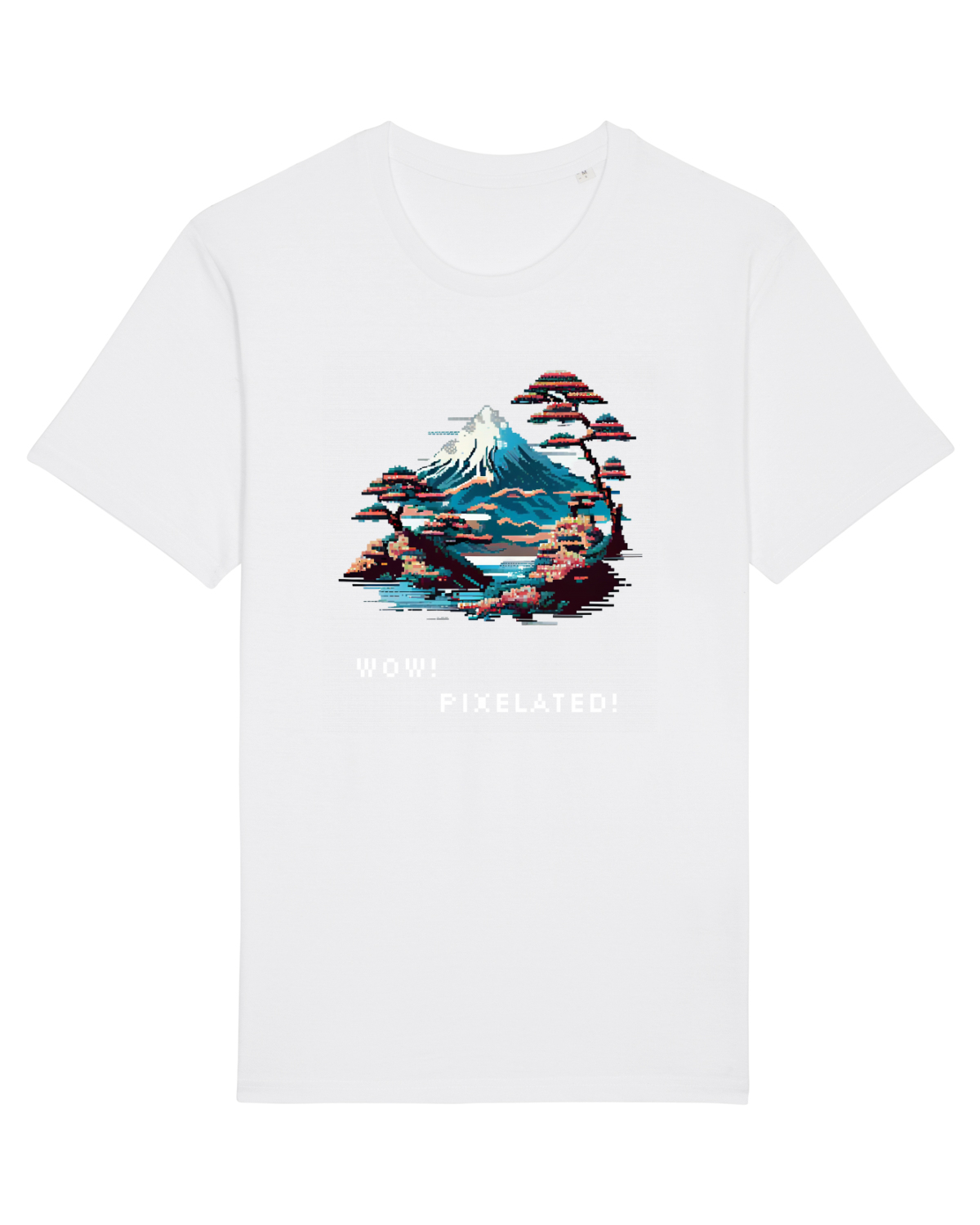 Tricou mânecă scurtă Unisex Rocker White