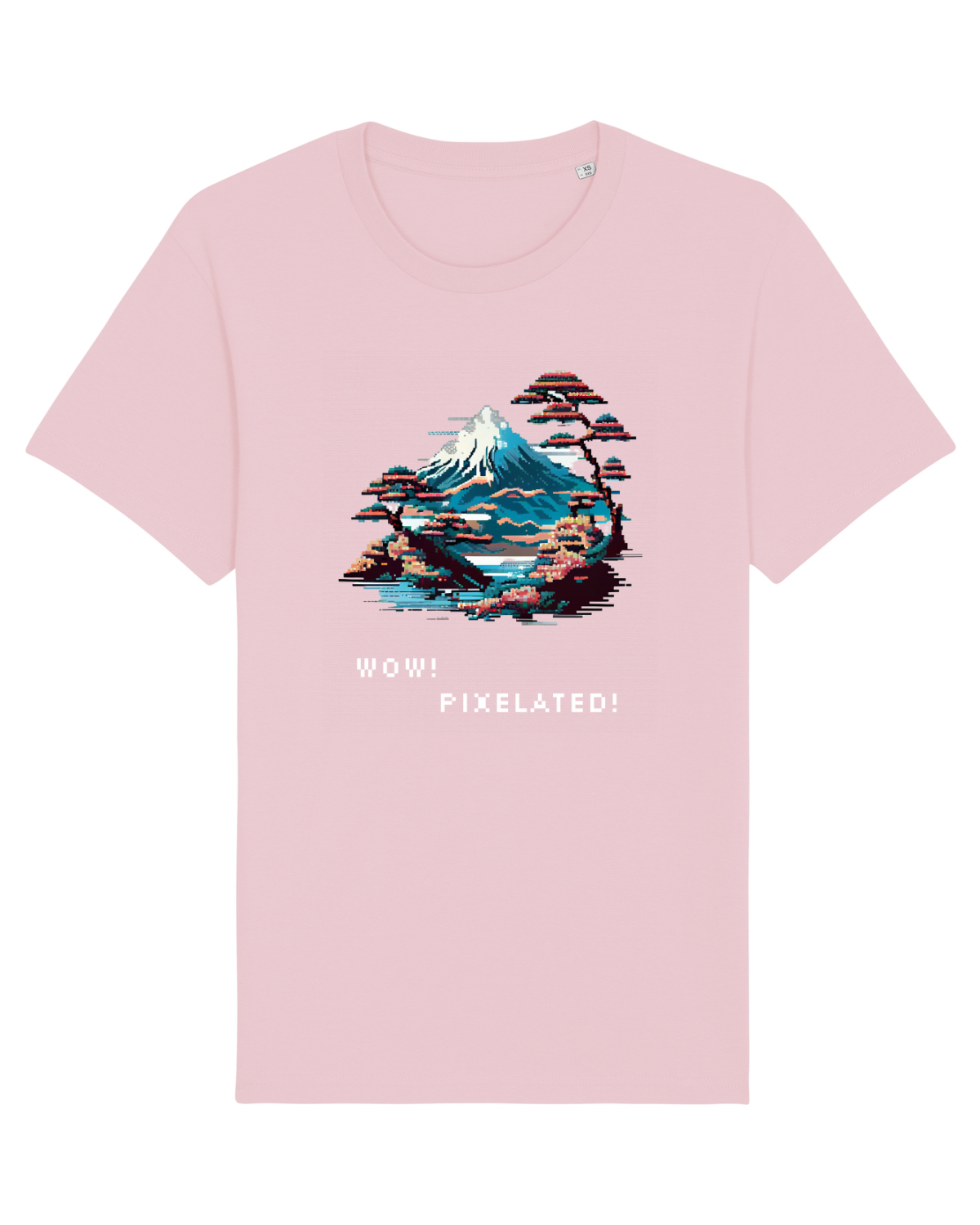 Tricou mânecă scurtă Unisex Rocker Cotton Pink