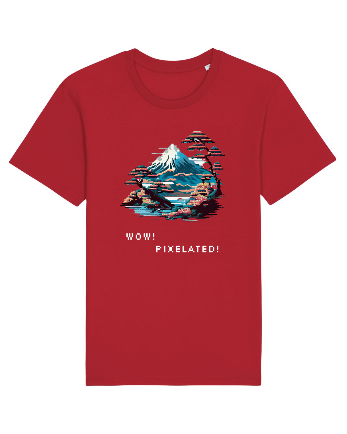 Tricou mânecă scurtă Unisex Rocker Red