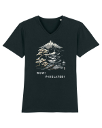 PIXELATED - V2 Tricou mânecă scurtă guler V Bărbat Presenter
