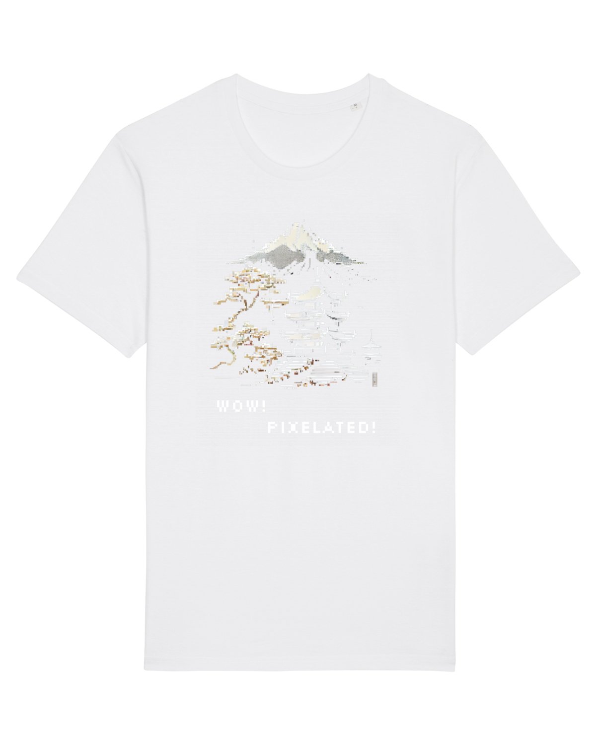 Tricou mânecă scurtă Unisex Rocker White