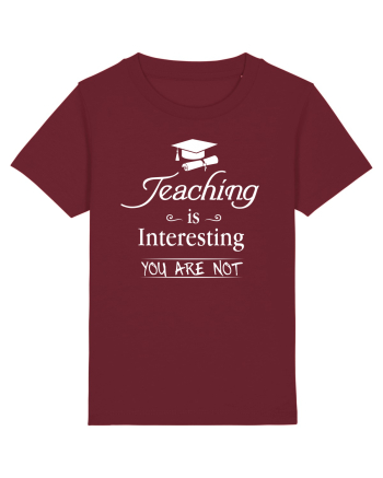 Teaching Burgundy