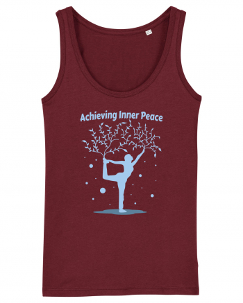 Achieving Inner Peace Burgundy