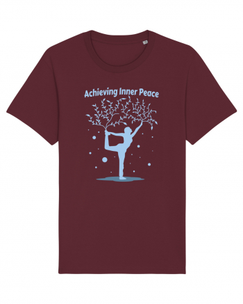 Achieving Inner Peace Burgundy