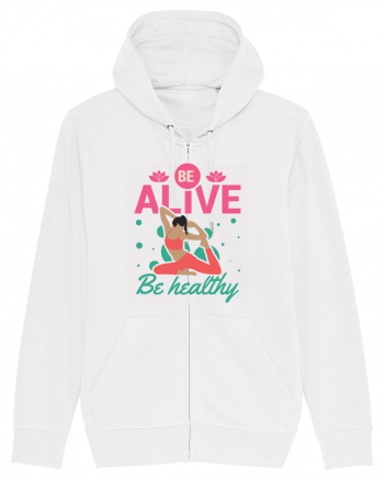 Be Alive be Healthy White