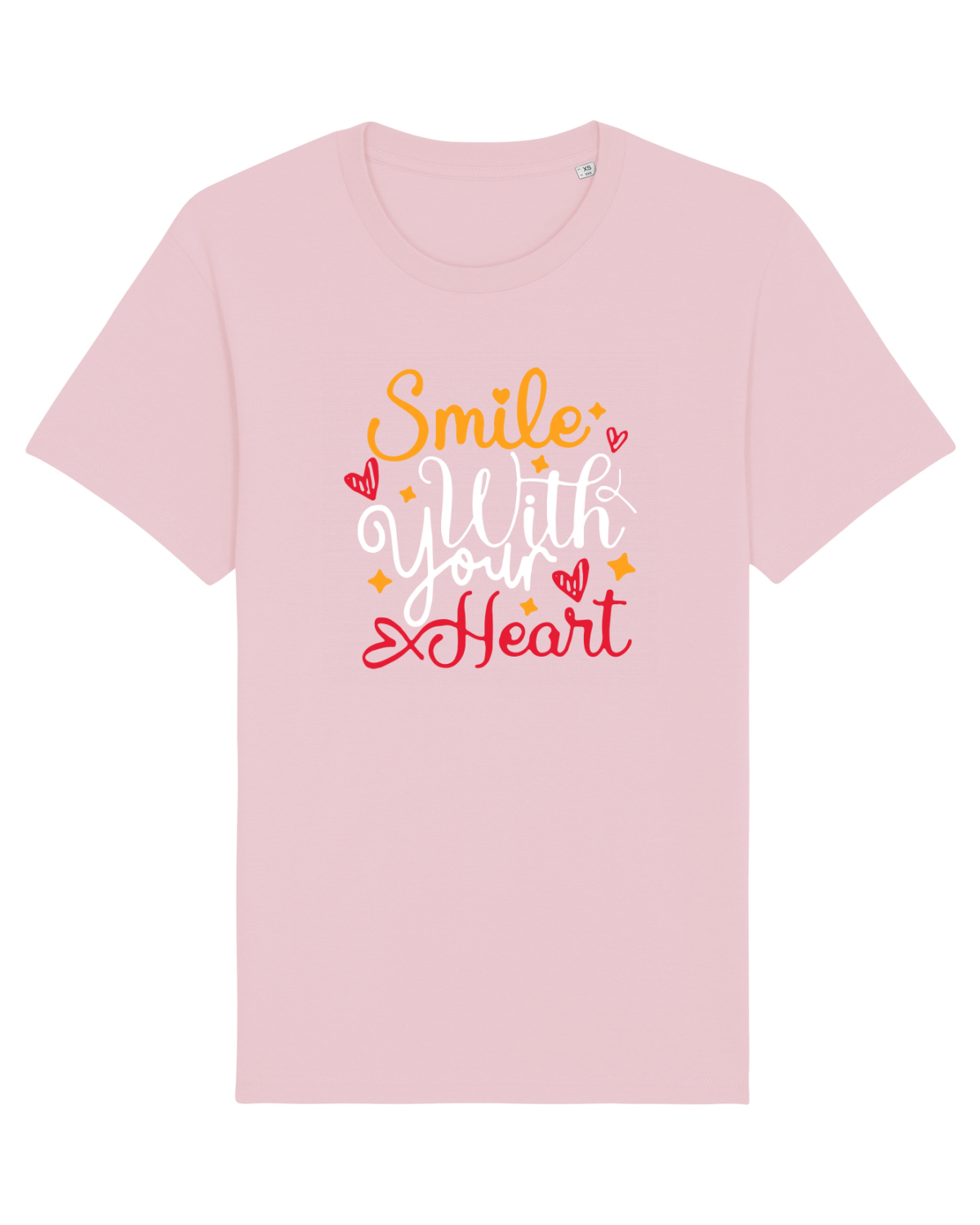 Tricou mânecă scurtă Unisex Rocker Cotton Pink