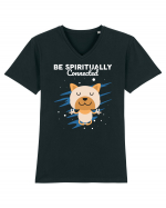 Be Spiritually Connected Tricou mânecă scurtă guler V Bărbat Presenter