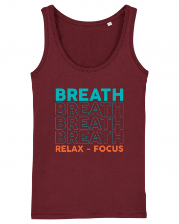 Breath Relax Focus Burgundy