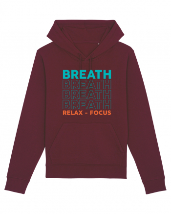 Breath Relax Focus Burgundy