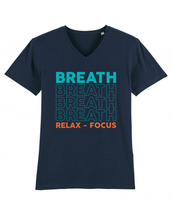 Breath Relax Focus French Navy