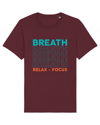 Breath Relax Focus Burgundy