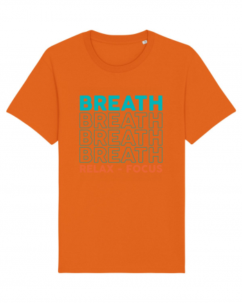 Breath Relax Focus Bright Orange