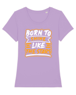 SHINE Tricou mânecă scurtă guler larg fitted Damă Expresser