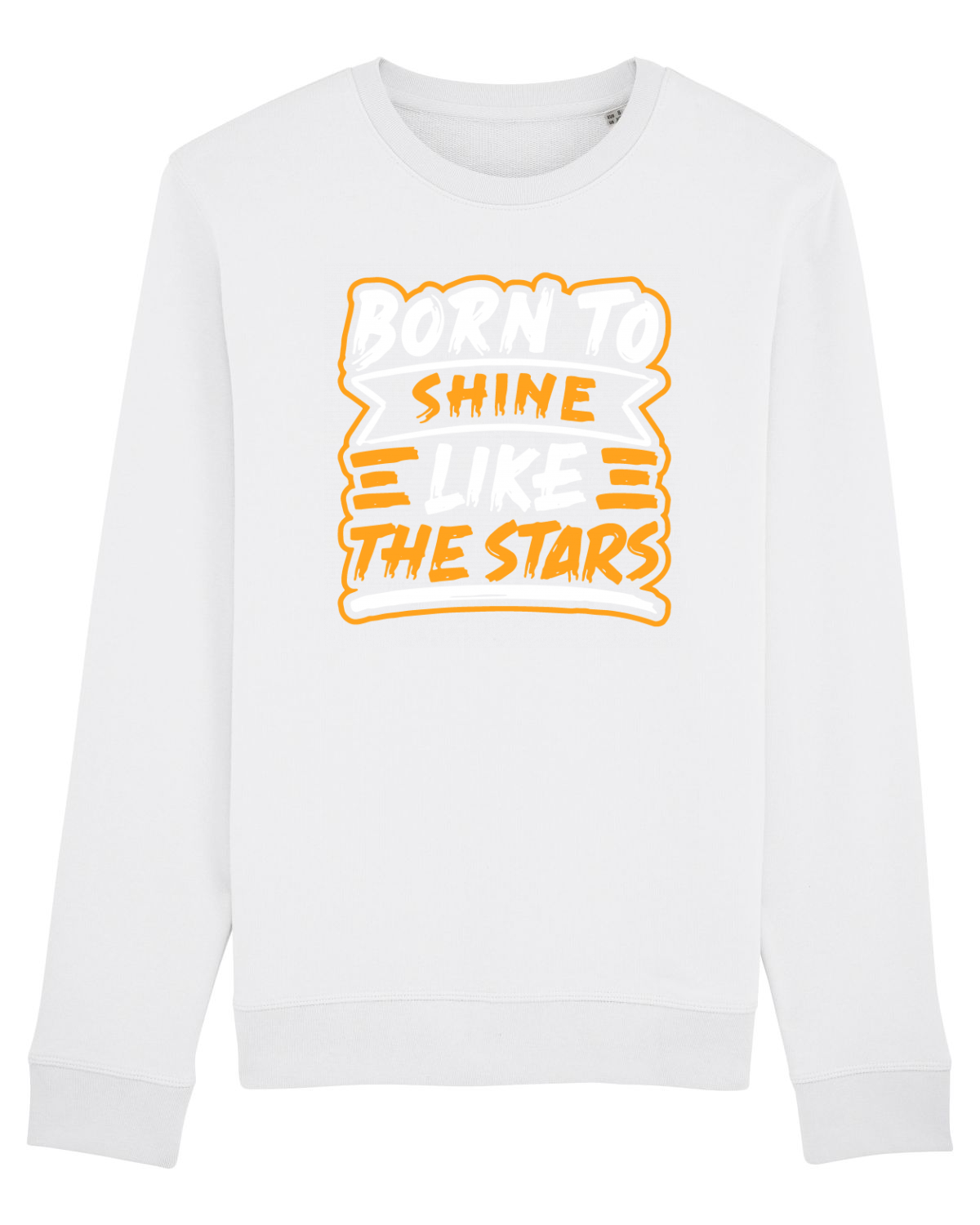 Bluză mânecă lungă Unisex Rise White