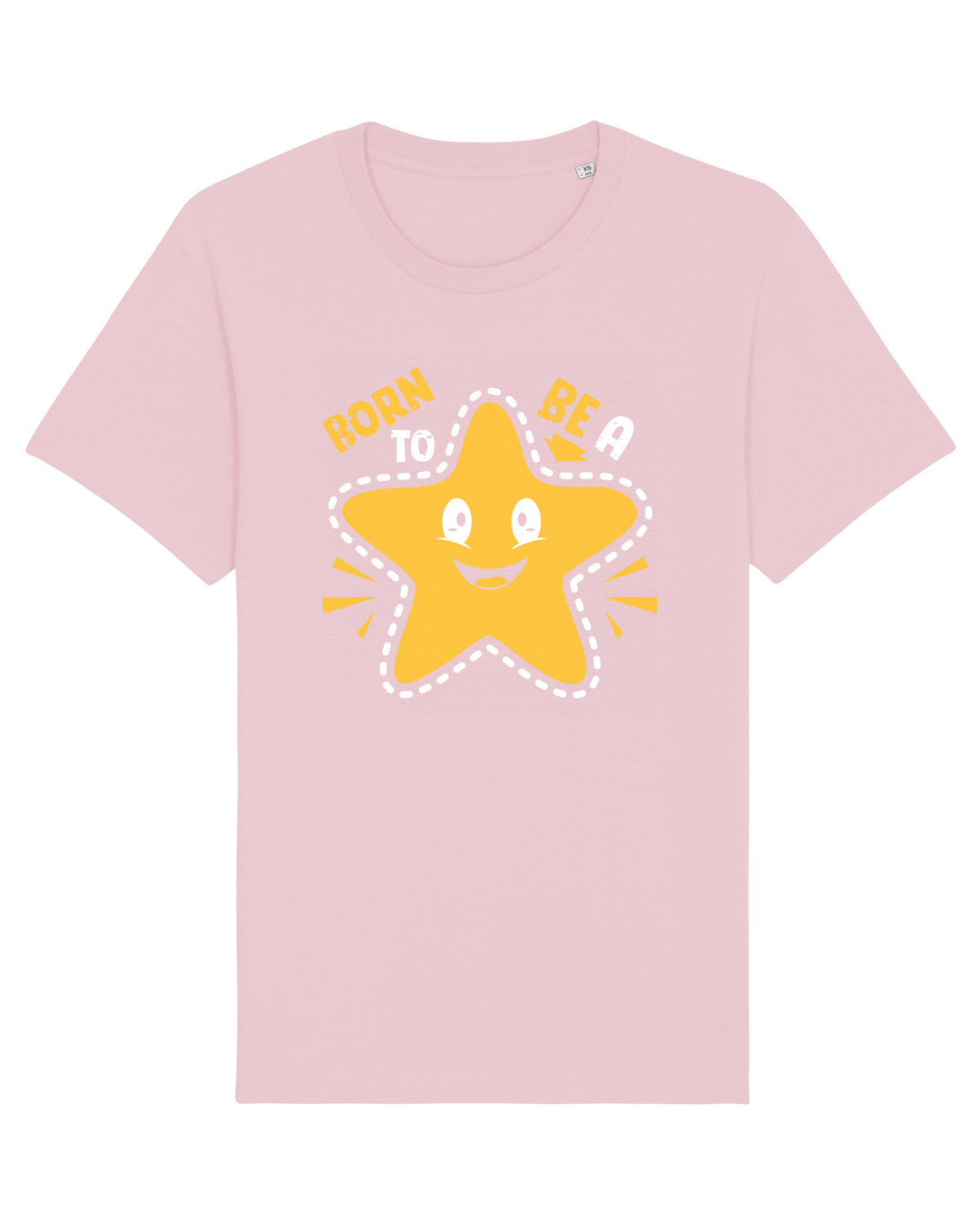 Tricou mânecă scurtă Unisex Rocker Cotton Pink
