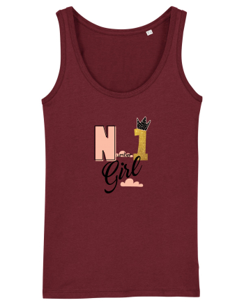 No 1 Girl Burgundy