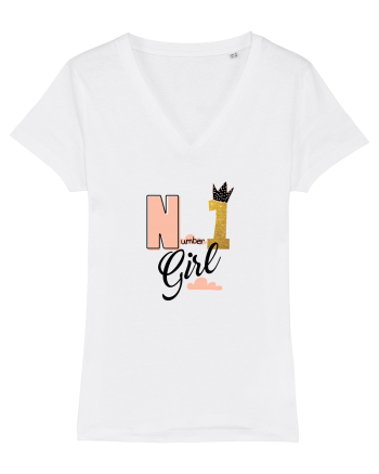 No 1 Girl White