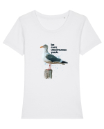 Pescarus Tricou mânecă scurtă guler larg fitted Damă Expresser