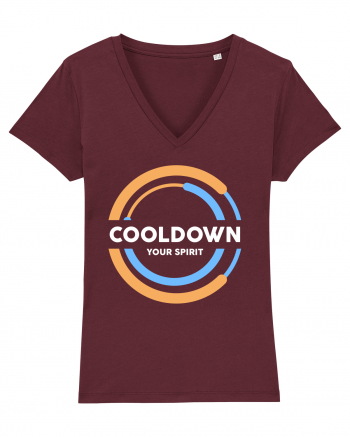 Cooldown Your Spirit Burgundy