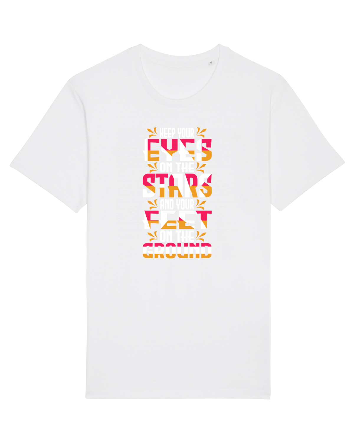 Tricou mânecă scurtă Unisex Rocker White